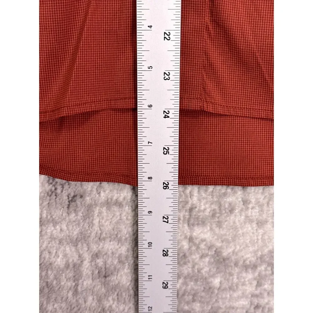 ARC'TERYX Ferine Shirt Medium Womens Nylon Ripstop Utility Burnt Orange_6